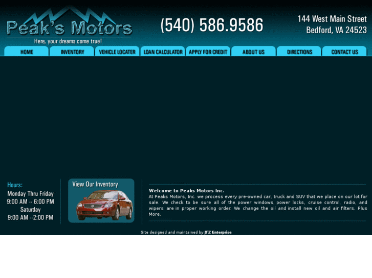 www.peaksmotors.com