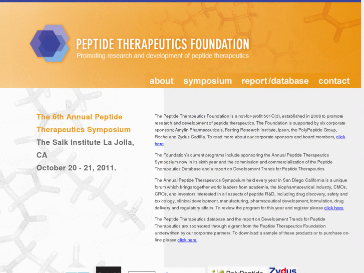 www.peptidetherapeutics.org