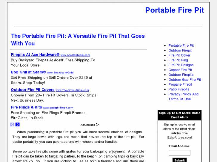 www.portablefirepit.org