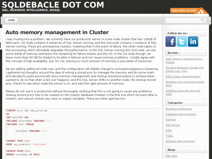 www.sqldebacle.com