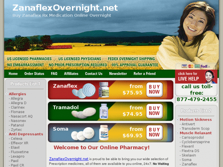 www.zanaflexovernight.net