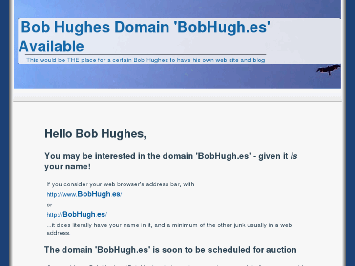 www.bobhugh.es