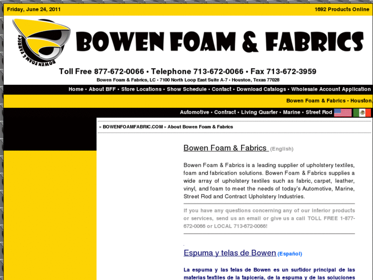 www.bowenfoamfabric.net