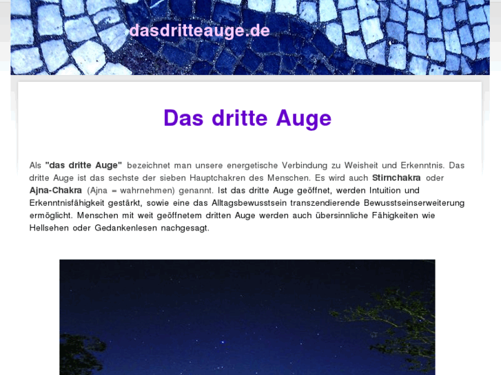 www.dasdritteauge.de