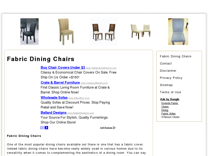 www.fabricdiningchairs.net