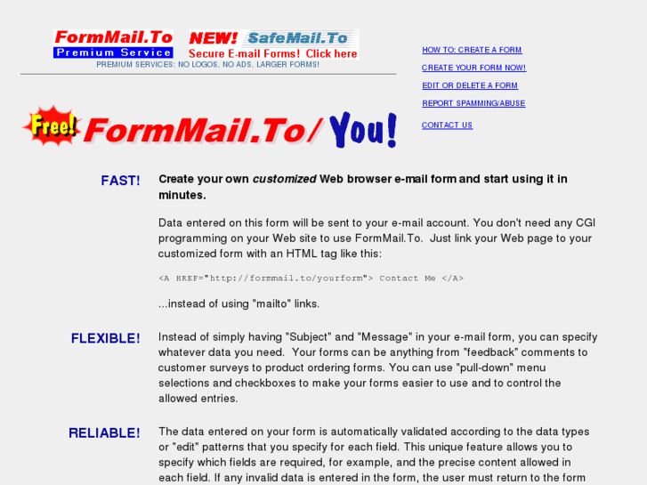 www.formmail.to