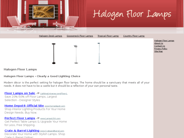 www.halogenfloorlampscenter.com