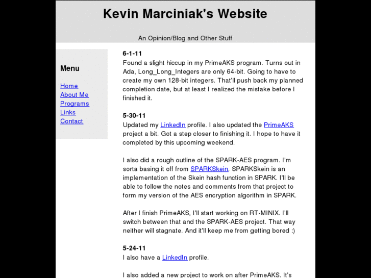 www.kevinmarciniak.com