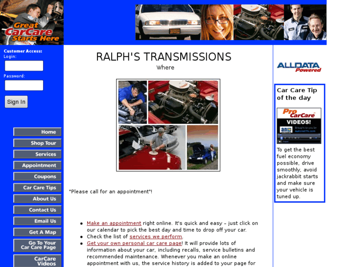 www.ralphstransmissionservice.com