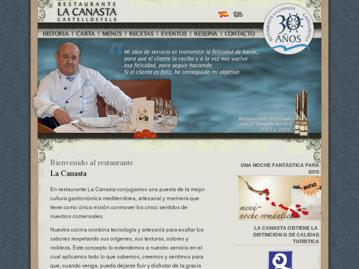 www.restaurantelacanasta.com