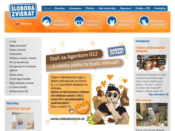 www.slobodazvierat.sk