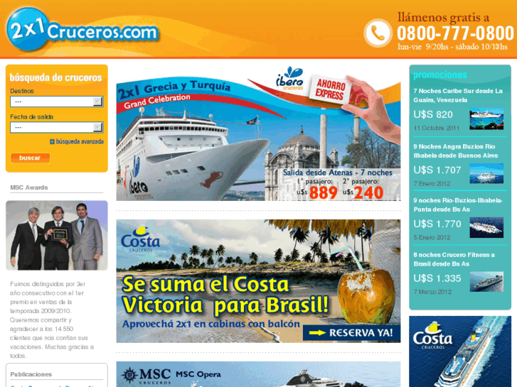 www.2x1cruceros.com