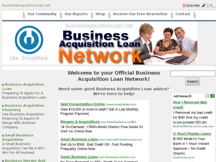 www.businessacquisitionloan.net