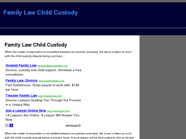 www.familylawchildcustody.org