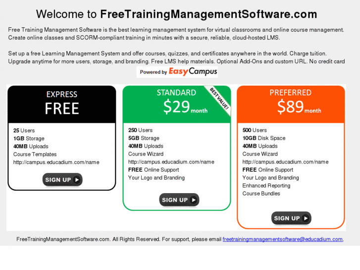 www.freetrainingmanagementsoftware.com