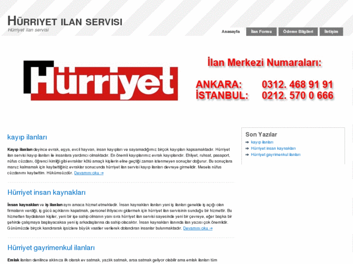 www.hurriyetilancisi.com