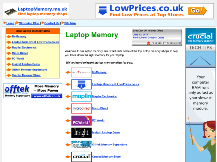 www.laptopmemory.me.uk