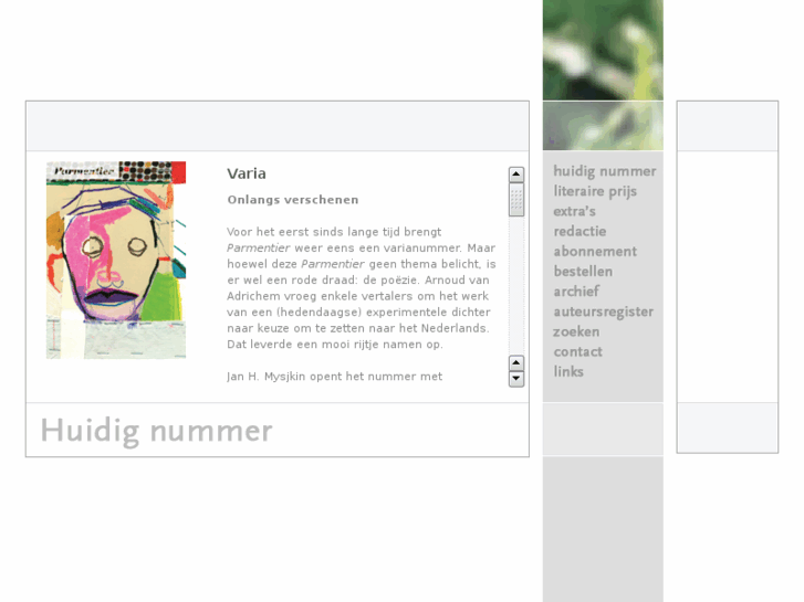 www.literairtijdschriftparmentier.nl