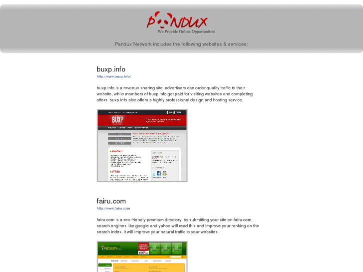 www.pandux.net