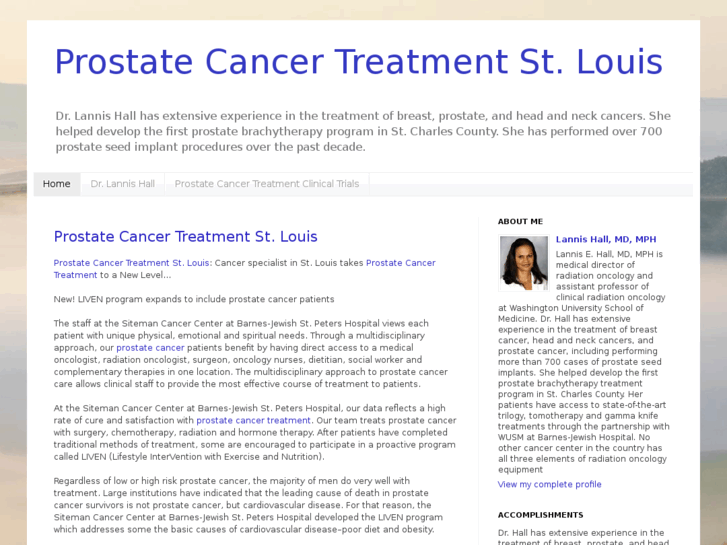 www.prostatecancertreatmentstlouis.com