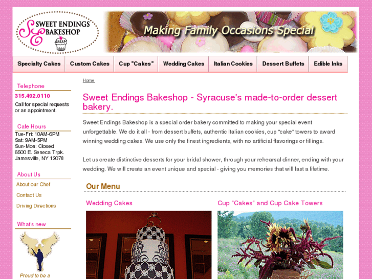 www.sweetendingsbakeshop.com