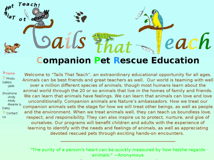 www.tailsthatteach.com