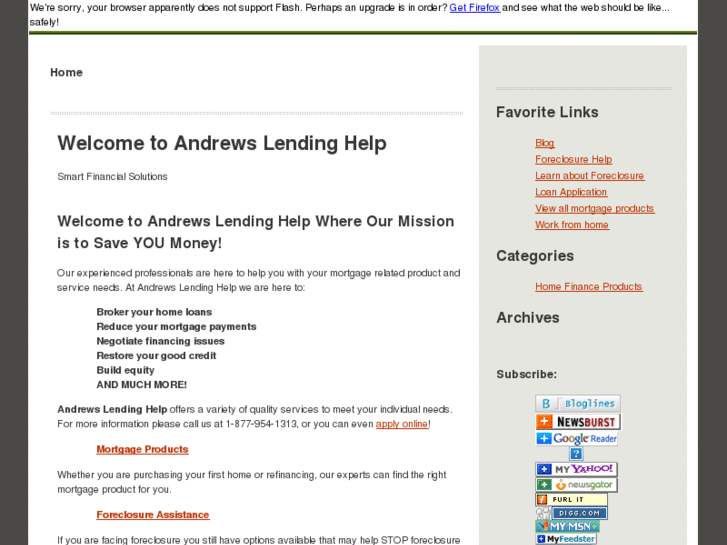 www.andrewslendinghelp.com
