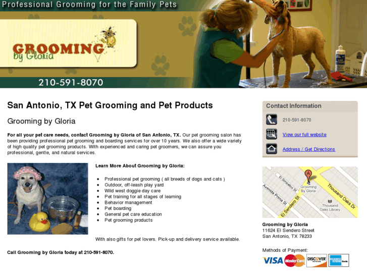 www.gloriaspetgrooming.com