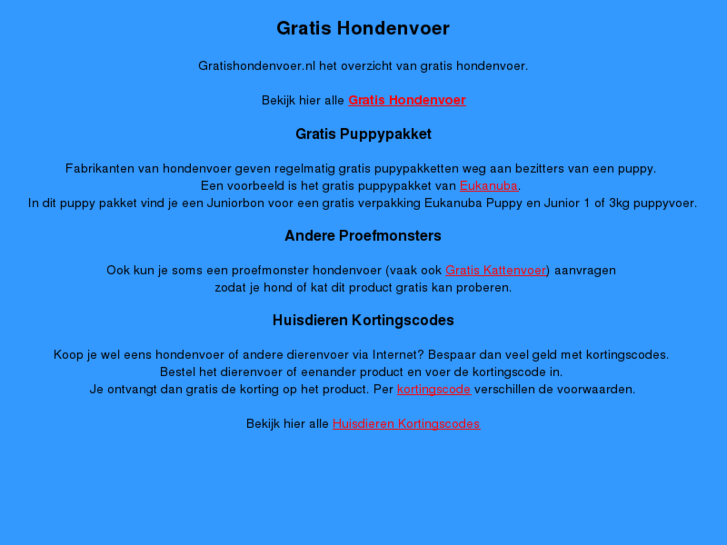 www.gratishondenvoer.nl