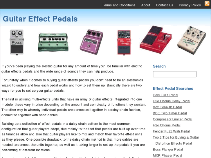 www.guitareffectpedals.info