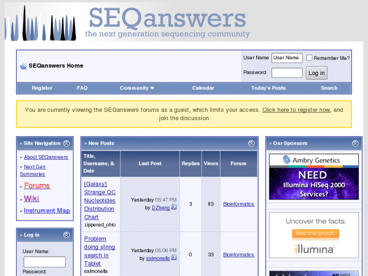 www.seqanswers.com