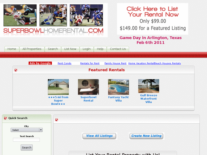 www.superbowlhomerental.com