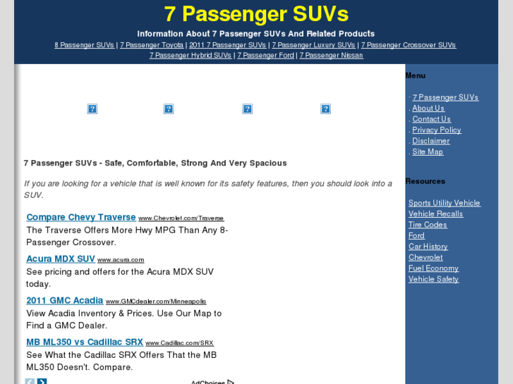 www.7passengersuvs.org