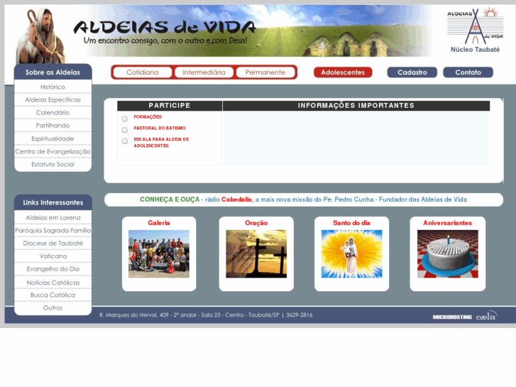 www.aldeiasdevidataubate.com.br