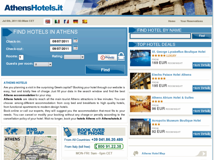 www.athenshotels.it