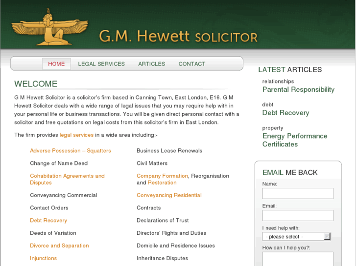 www.gmhewettsolicitor.com