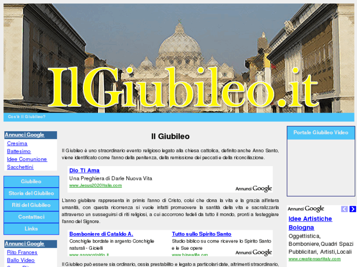 www.ilgiubileo.it