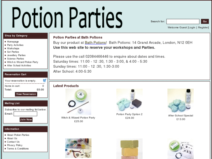 www.potionparties.com