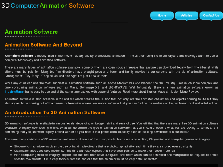 www.3dcomputeranimationsoftware.com