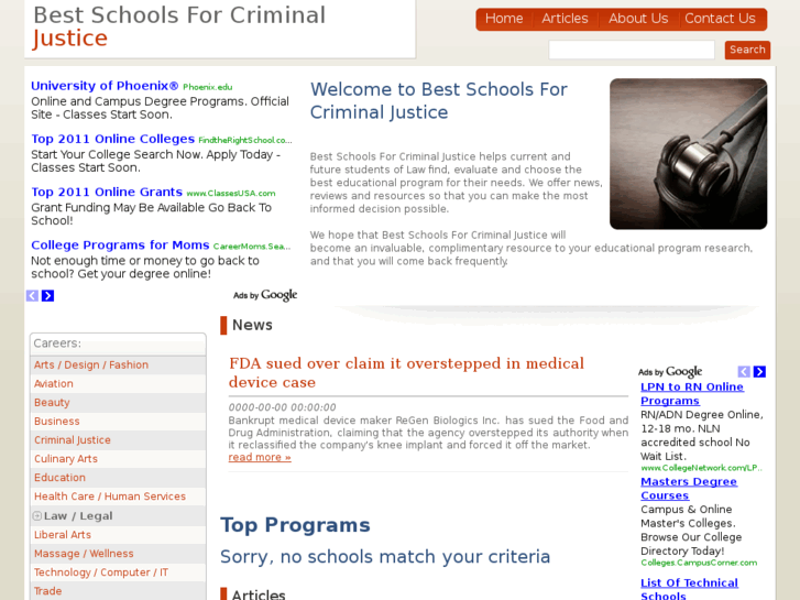 www.bestschoolsforcriminaljustice.com