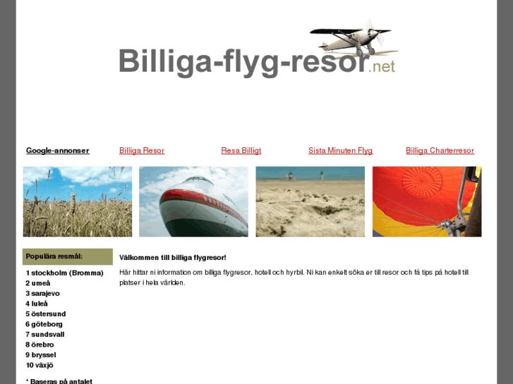 www.billiga-flyg-resor.net