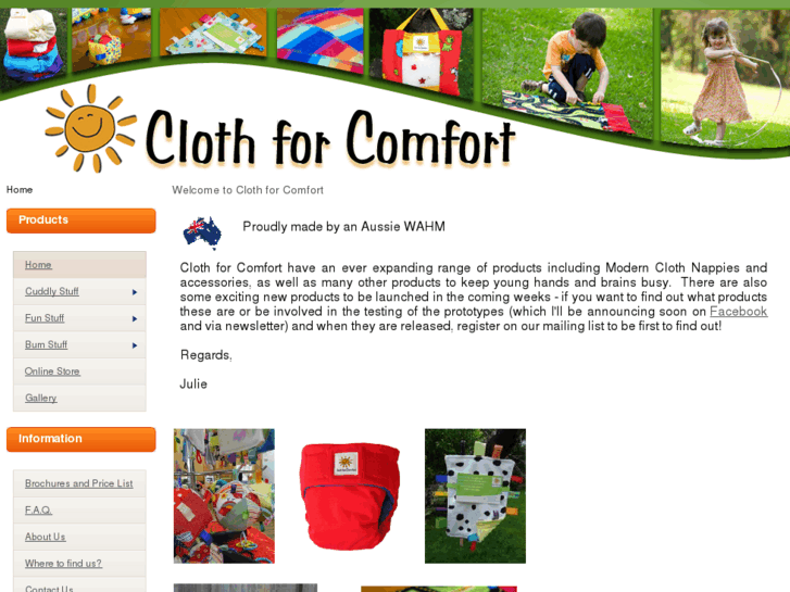 www.clothforcomfort.com