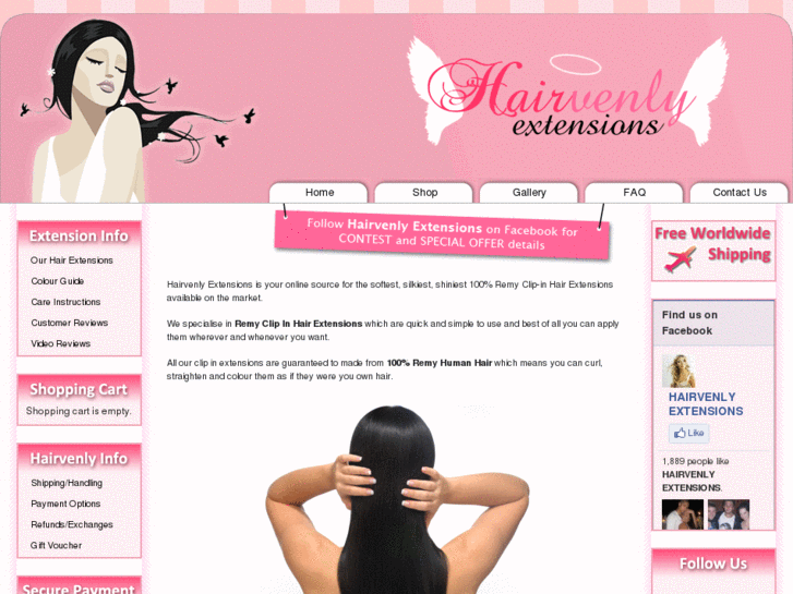 www.hairvenlyextensions.com