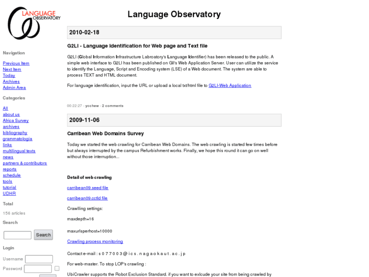 www.language-observatory.net