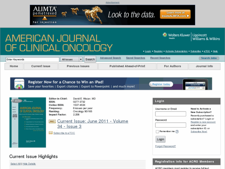 www.amjclinicaloncology.com