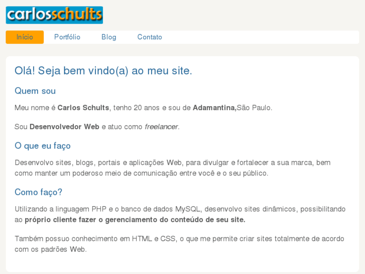 www.carlosschults.com