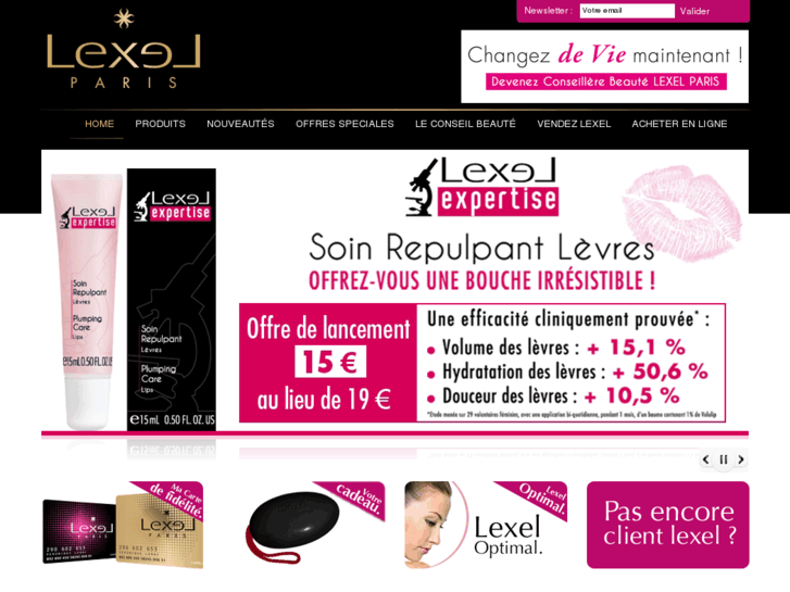 www.lexelcosmetiques.com