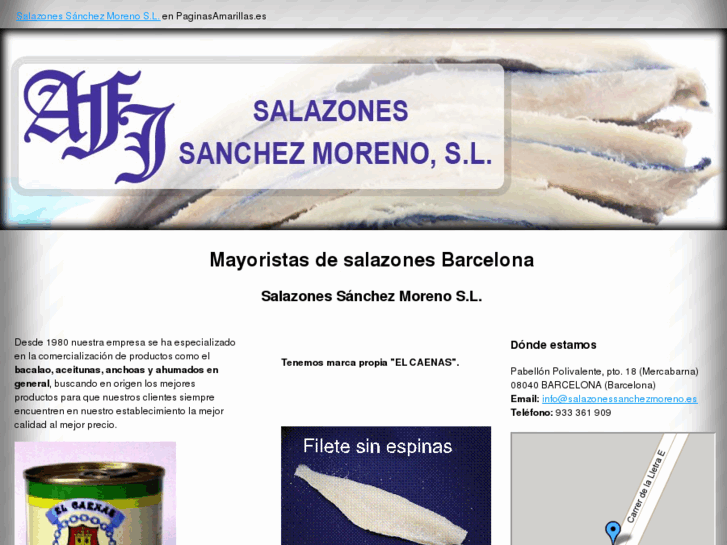 www.salazonessanchezmoreno.es