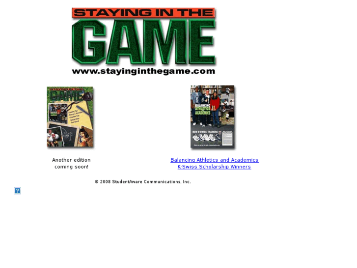 www.stayinginthegame.com