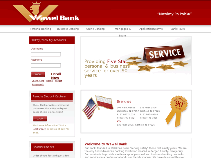 www.wawelsavingsbank.com